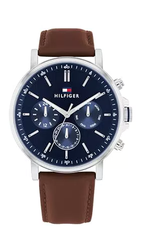 Tommy Hilfiger Herren Quarz Uhr Multi Zifferblatt Modell 1710585