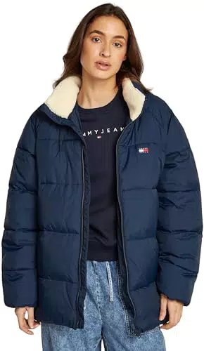 Tommy Jeans Herren Pufferjacke Warm - Stilvolle Outdoor-Bekleidung