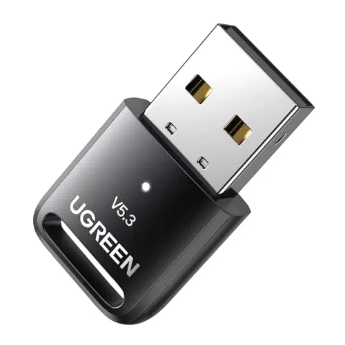 UGREEN Bluetooth 5.3 USB Adapter für PC, kompatibel mit Windows und Gamecontroller