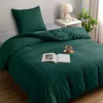 Utopia Bedding Bettwäsche Set - Mikrofaser Bettbezug + Kissenbezug - Grau
