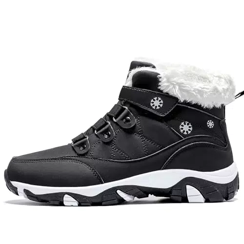 VITIKE Damen Winterschuhe Warm Gefüttert Schneestiefel für Outdoor-Aktivitäten