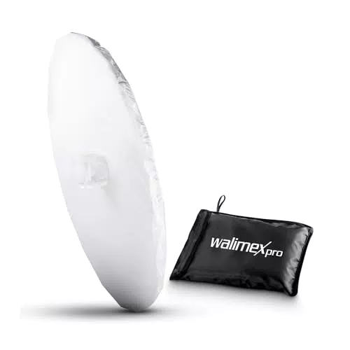 Walimex pro Reflexschirmdiffusor – Softbox-Effekt für Studio- und Produktfotografie