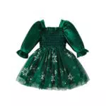 Winmany Baby Mädchen Weihnachtskleid mit Spitze und Tutu für Hochzeit & Fest