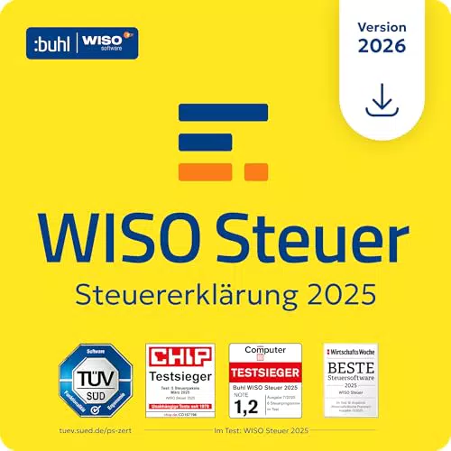 WISO Steuer 2025 für Windows, Mac, Smartphones und Tablets - Digitaler Download