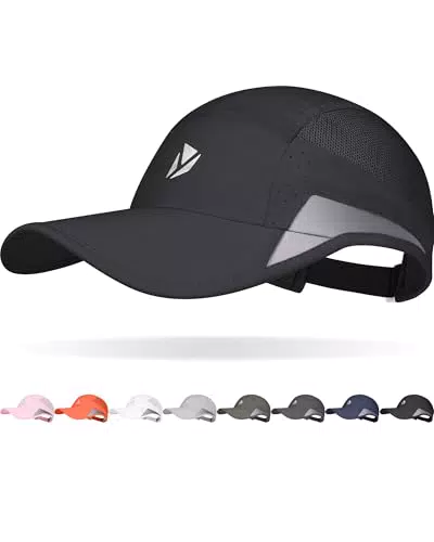 YANIKY Laufcap, leichte und atmungsaktive Baseballkappe mit UPF 50+ für Herren & Damen
