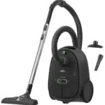 AEG CLEAN 6000 AB61C2DB Staubsauger mit Beutel / hohe Saugleistung / inkl. Polsterdüse / 50 % Recyclingkunststoff / ideal für Haustierbesitzer / Reinigen von Polstern / 12 m Kabel / 850 W / Blau