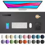 Aothia Schreibtischunterlage aus Leder – Rutschfester Schreibtischschutz für Büro und Zuhause