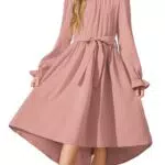 Arshiner Mädchen Chiffon Kleid mit Laternenärmeln Prinzessin Party Hochzeit