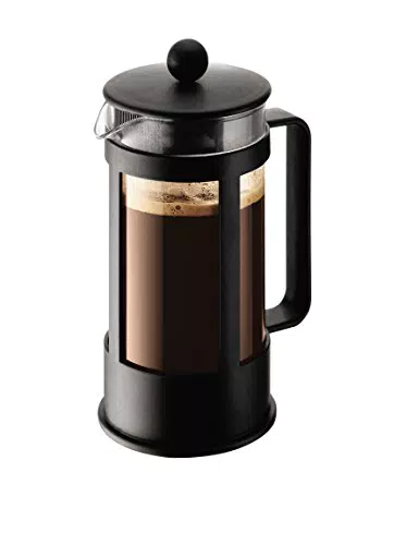 Bodum 1784-01 KENYA Kaffeebereiter, schwarz, 0, 5 L