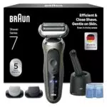 Braun Series 7 Elektrorasierer für Herren, Nass- und Trockenrasur, 72-C7650cc