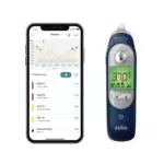 Braun ThermoScan 7 Ohrthermometer mit Age Precision Technologie und Farbcodiertem Display