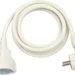 Brennenstuhl Kunststoff Verlängerungskabel Flachstecker 2m Innenbereich