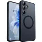 CANSHN Samsung Galaxy S25 Hülle mit Kameraschutz und Magsafe Magnetkraft