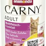 Animonda Carny Adult Katzenfutter - Nassfutter für ausgewachsene Katzen - Rind + Herz
