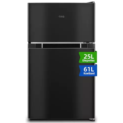 CHIQ Freistehender Kühlschrank mit Gefrierfach, Kühl-Gefrierkombination Low-frost Technologie