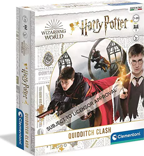 Clementoni Harry Potter Quidditch Turnier Gesellschaftsspiel für Kinder und Erwachsene