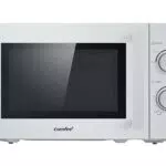 Comfee Mikrowelle mit 5 Leistungsstufen und Drehteller - Innenbeleuchtung - Easy Defrost - 700W - Silber