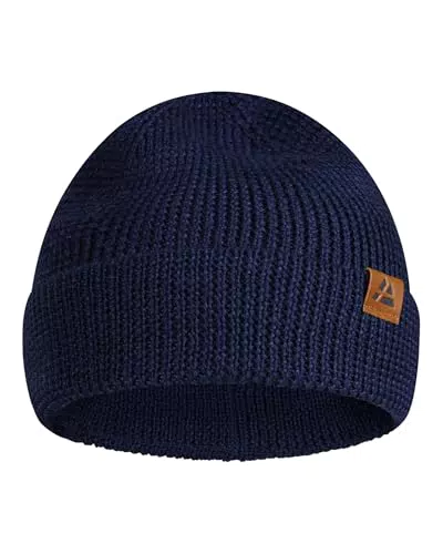 DANISH ENDURANCE Merino Beanie für Damen & Herren, mit recyceltem Polyester
