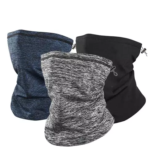 DOINEUFL Schlauchschal Herren Winter, Warm Winddicht Atmungsaktiv Outdoor Loop Schal