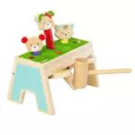 Eichhorn Pop Up Klopfspiel Friends aus FSC Birkenholz für Kinder ab 1 Jahr