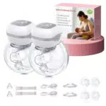 Elektrische Milchpumpe BPA-frei Tragbar, 3 Modi, 12 Stufen, Ideal für Stillende