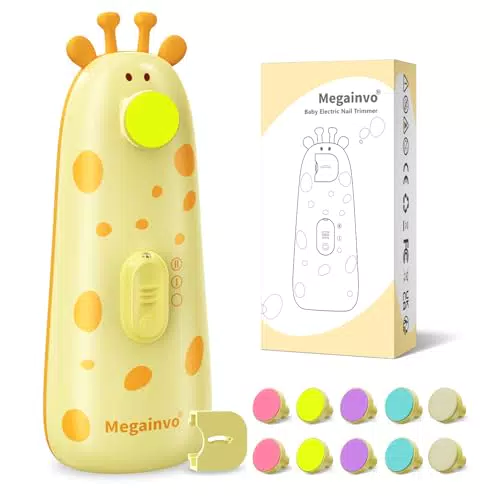 Elektrische Nagelfeile für Babys mit Licht - Nagelpflegeset für Neugeborene