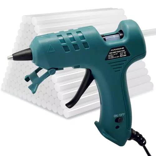 Maxdone 50W Heißklebepistole für DIY Handwerk und schnelle Reparaturen Haus Büro