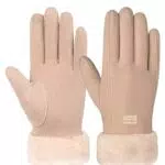 FORVEVO Handschuhe Damen Winter, Warme Touchscreen Winterhandschuhe，Thermo Handschuhe mit Fleece Futter für Outdoor Fahrrad Skifahren