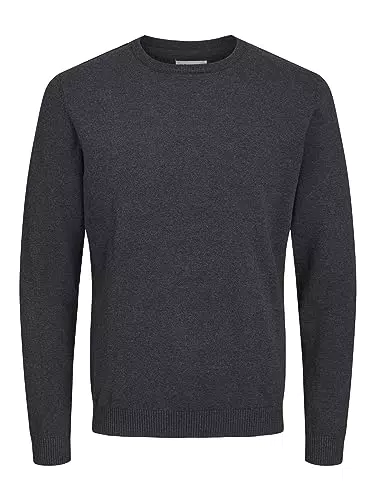 JACK & JONES JJEBASIC Herren Strickpullover Rundhals Langarm Basic Sweater