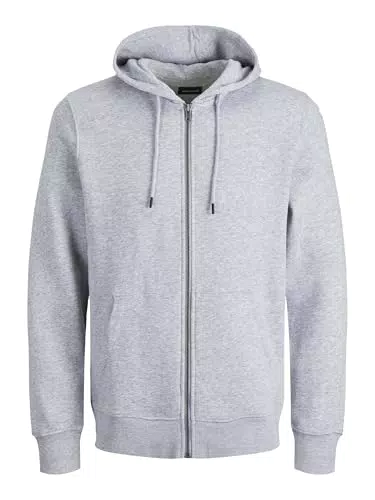 JACK & JONES Male Hoodie Basic Reißverschluss