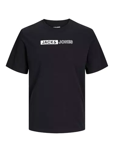 JACK & JONES Herren Rundhals T-Shirt JJECORP Logo - Regular Fit - Größe:L