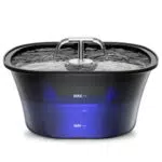 Katzenbrunnen Ultra Leise Trinkbrunnen für Katzen mit LED und Aktivkohlefilter