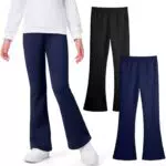 KEREDA Thermo Leggings für Mädchen – Gefütterte Schlaghose für den Winter