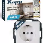 Kopp Profipack Schutzkontakt-Steckdose 1-fach mit Berührungsschutz 16A 250V IP20
