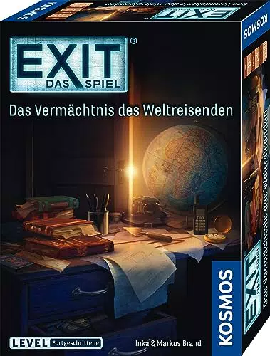 Kosmos EXIT Das Spiel Das Vermächtnis des Weltreisenden Escape Room für Fortgeschrittene
