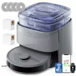 LEFANT M3 Saugroboter mit Wischfunktion, 12000Pa, LiDAR Navigation, App, Alexa