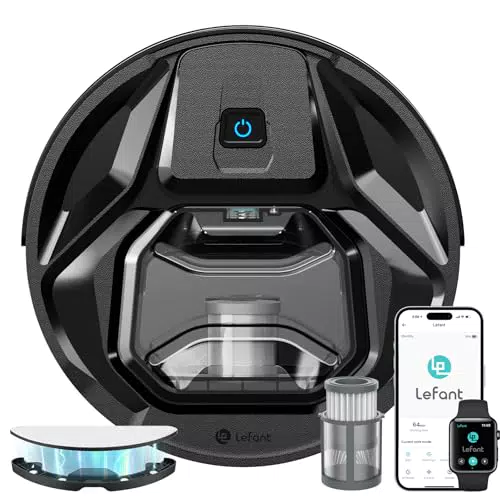 Lefant M320 Saugroboter mit Wischfunktion, 6000 Pa, App Steuerung, Alexa Kompatibel