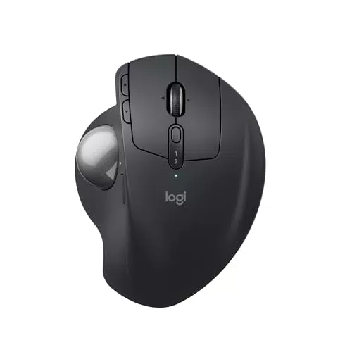 Logitech MX Ergo S Kabellose Trackball Maus Ergonomisch Bluetooth USB-C PC Mac