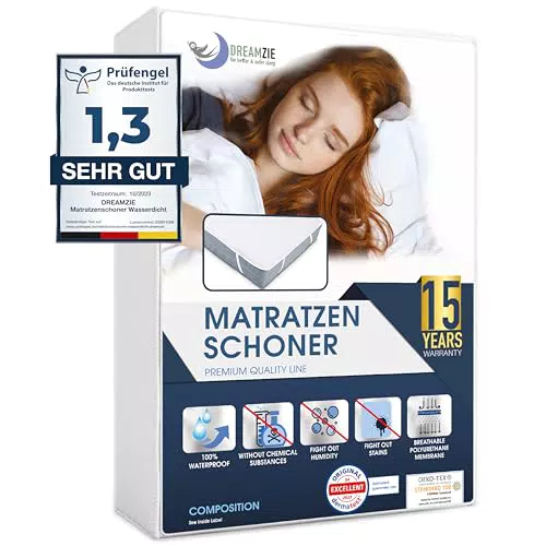Dreamzie Matratzenschoner wasserdicht und Oeko-TEX zertifiziert