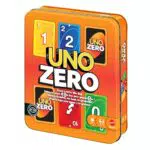 Mattel UNO Zero Kartenspiel in Dose für Kinder, Erwachsene und Familienabende