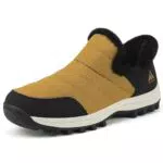 Mishansha Winterschuhe Damen Gefüttert Rutschfeste Warme Slip-on Outdoor Stiefel