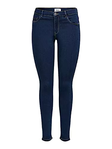 ONLY Damen Skinny Jeans - Schwarz - Größe 36/L30