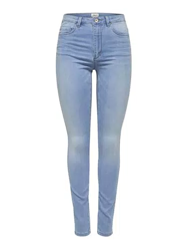 ONLY ONLROYAL Damen Skinny Jeans mit hoher Taille, Skinny Fit