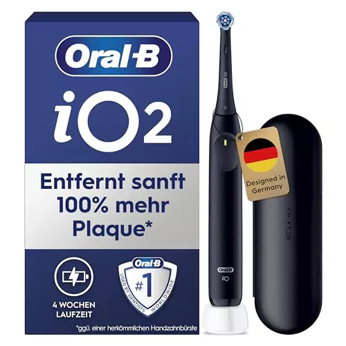 Oral-B iO Series 2 Elektrische Zahnbürste mit 3 Putzmodi und Reise-Etui