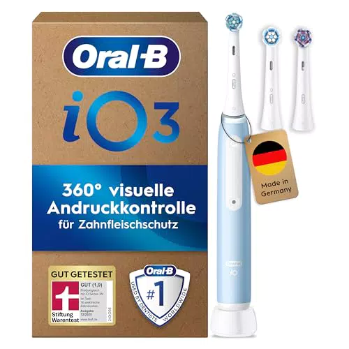 Oral-B iO Series 3 Plus Edition Elektrische Zahnbürste mit 3 Putzmodi