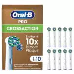 Oral-B Pro CrossAction Original Aufsteckbürsten für Elektrische Zahnbürste