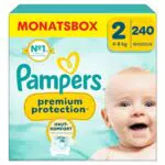 Pampers Premium Protection Windeln Größe 4 - Doppelter Schutz für Hautkomfort