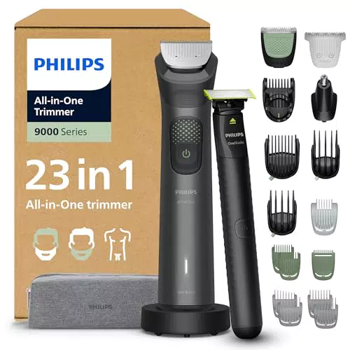 Philips Multigroom Series 9000 Bart- und Haarschneider für Gesicht, Kopf, Körper