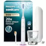 Philips Sonicare DiamondClean Smart 9400 HX9917/90 - Elektrische Zahnbürste mit App und Drucksensor