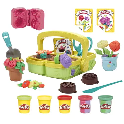 Play-Doh Blumenspaß Spielset – Kreatives Bastelset für Kinder ab 3 Jahren